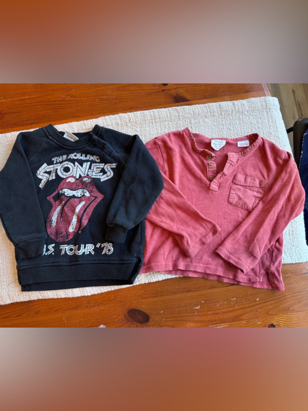 Boys 18/24 Month Zara and Rolling Stones shirt